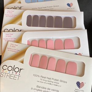 New unopened color street